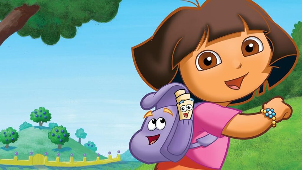 dora l'esploratrice, un cartone animato adatto a bambini in età prescolare