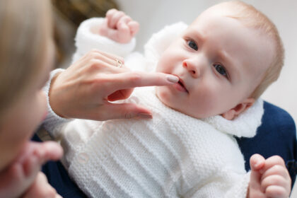 disostruzione pediatrica, bambino con la mamma