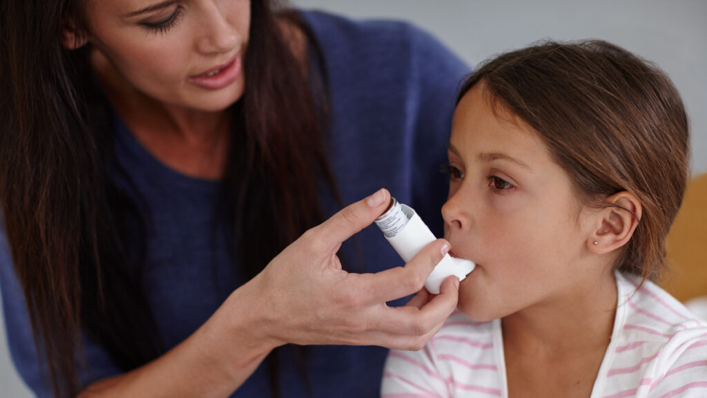 asma nei bambini, spray broncodilatatore