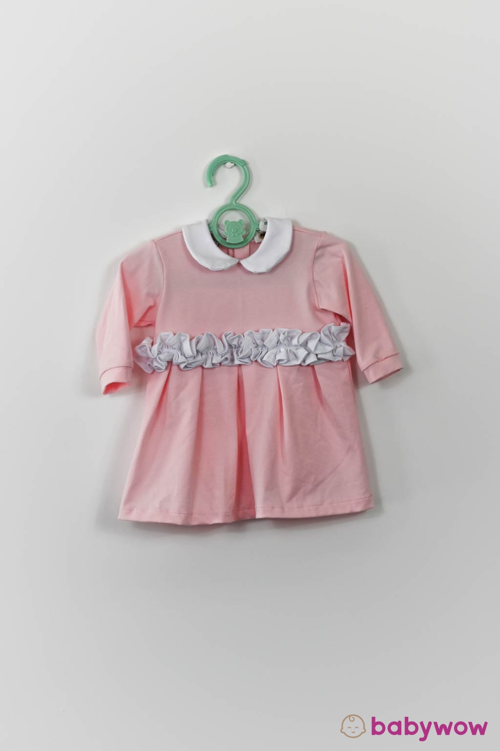 Pink dress rouches insert