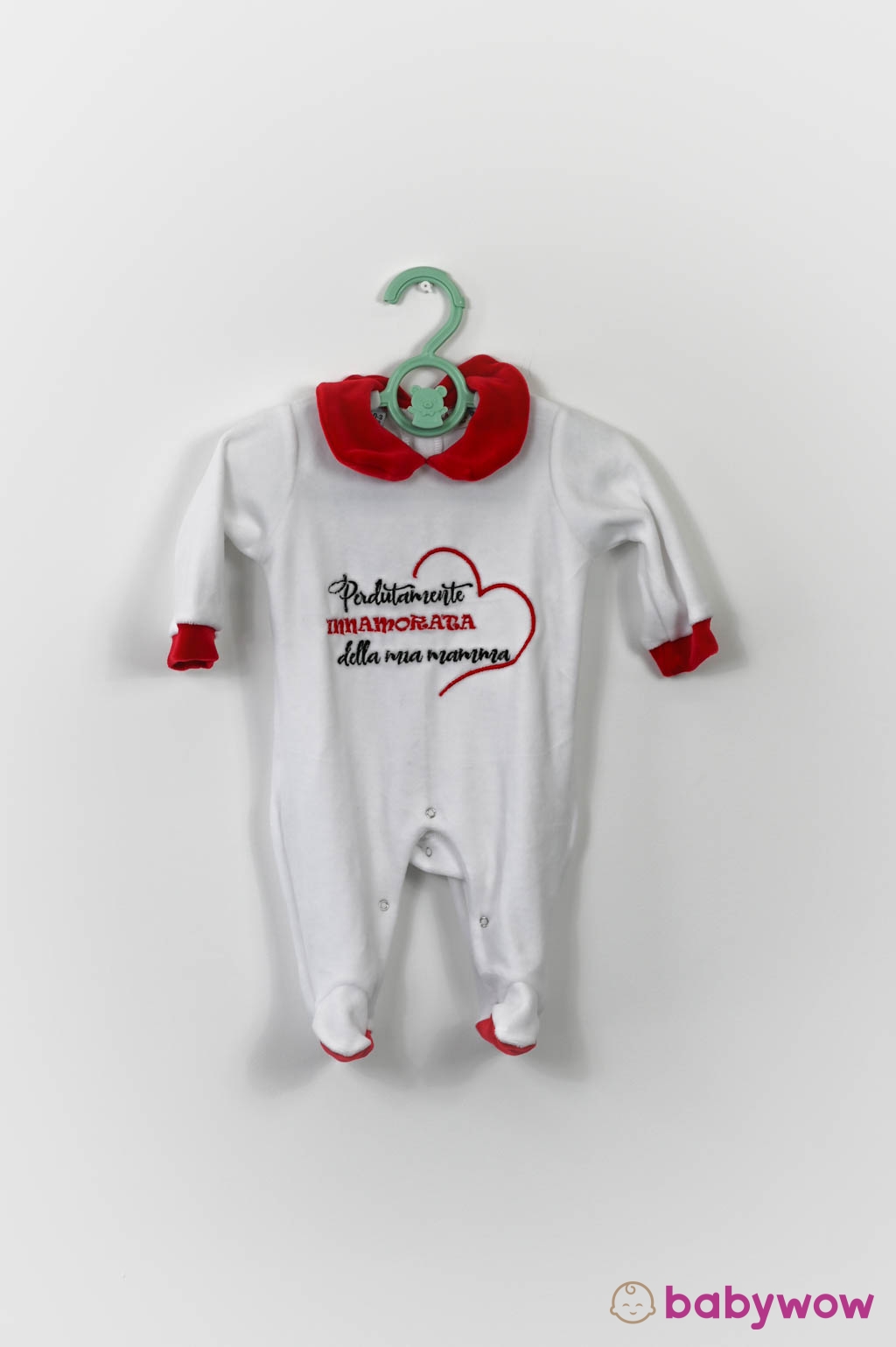 Chenille onesie "In love with mommy"