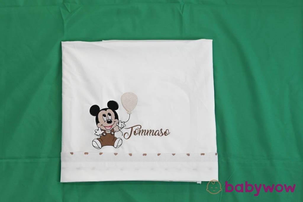 Bed sheets Mickey taupe
