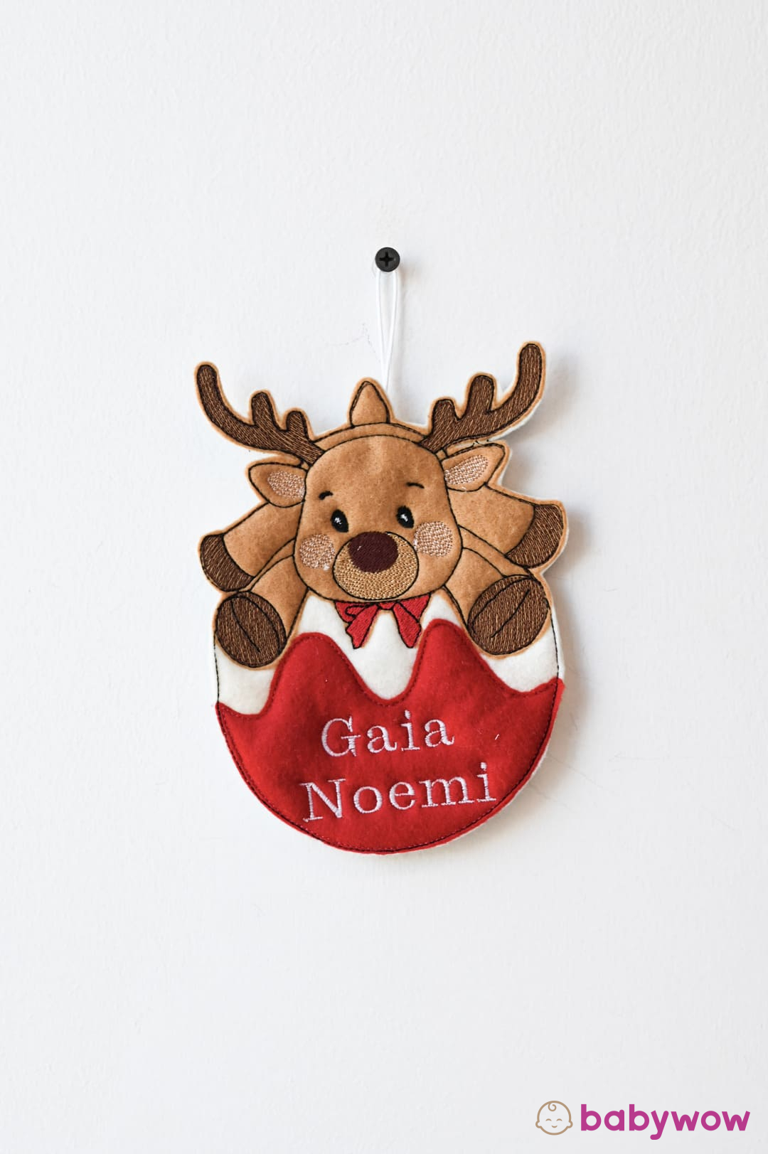 Reindeer Christmas ornament