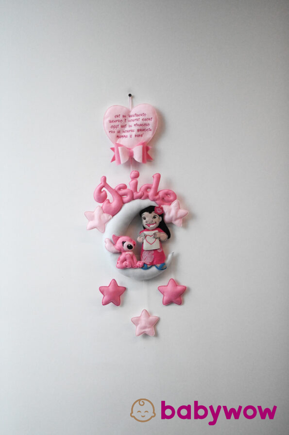 Fiocco nascita Lilo e Stitch