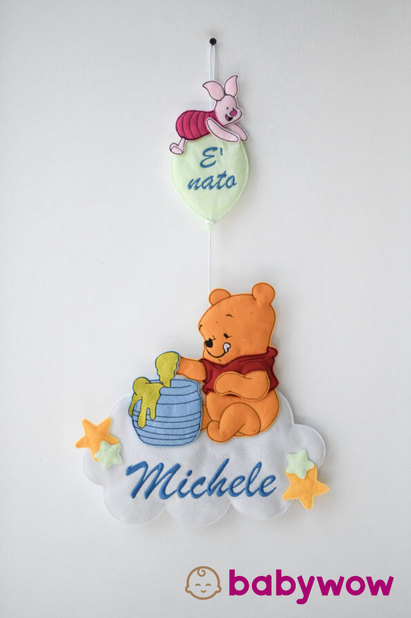 Fiocco nascita winnie e pimpi