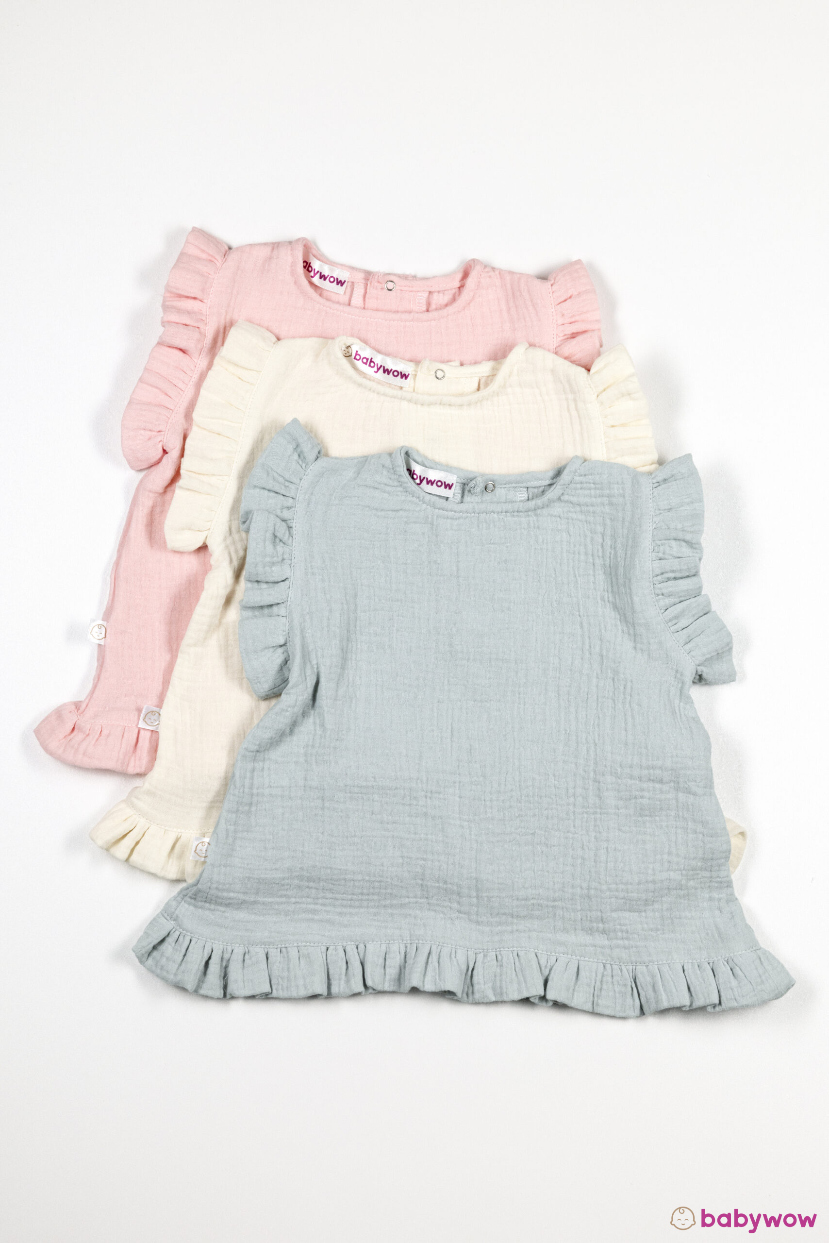 Baby wow salvataggio 2_148 Vestito garza di cotone Gaia