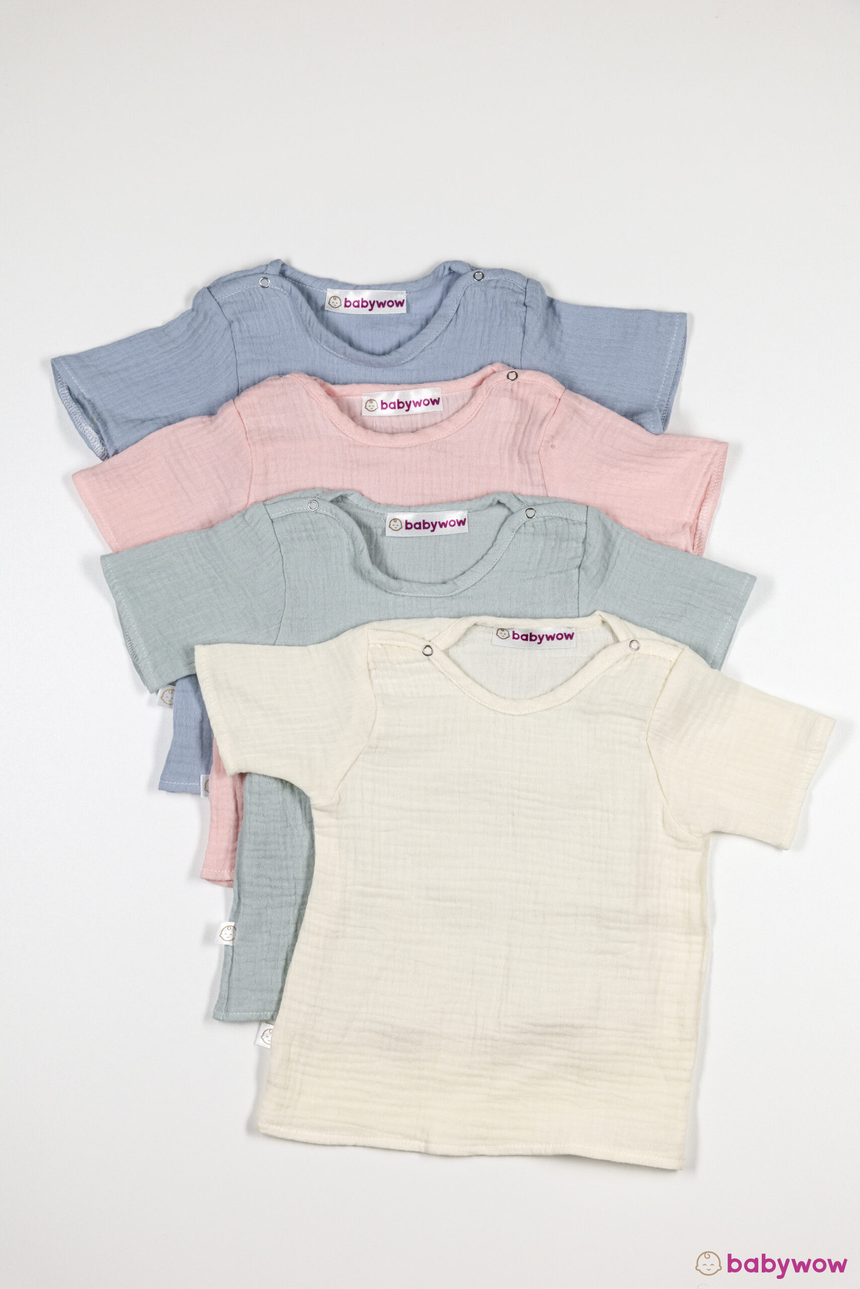 Baby wow salvataggio 2_223 T-shirt garza di cotone