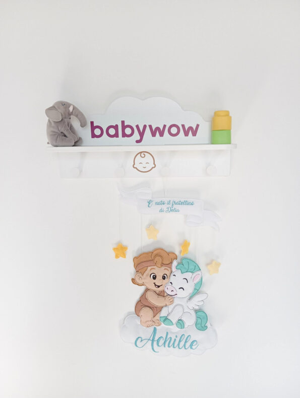Fiocco nascita Hercules e Pegaso baby