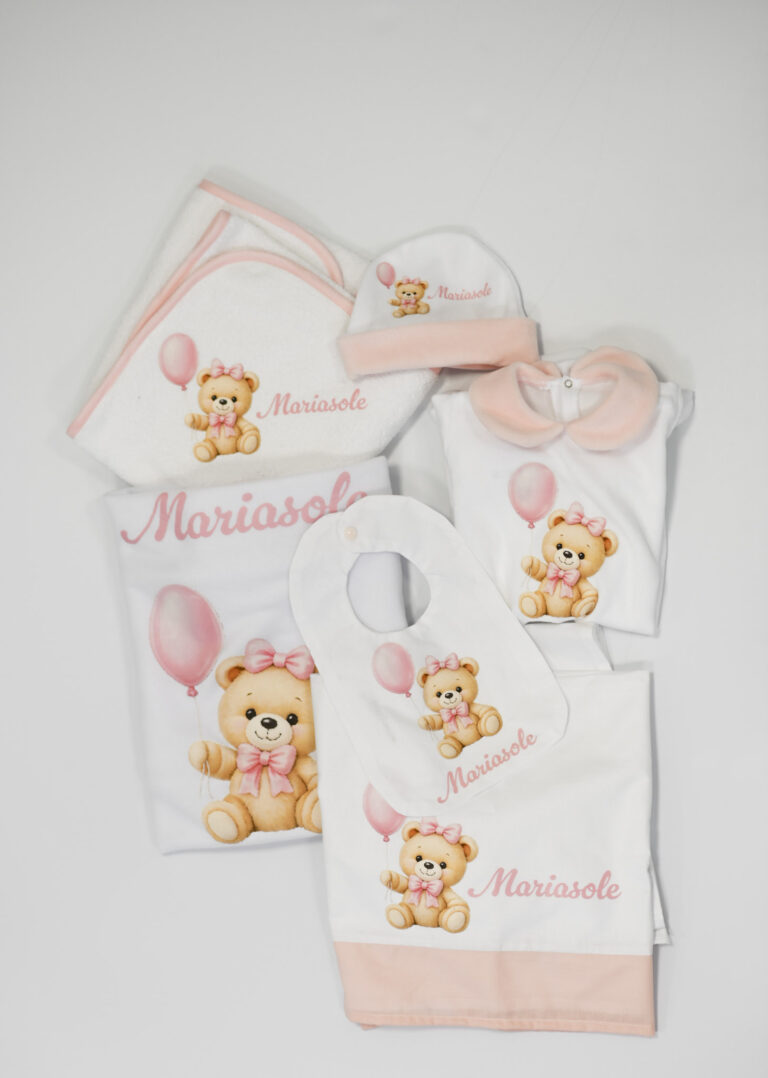 Box Nascita invernale Orsetta palloncino